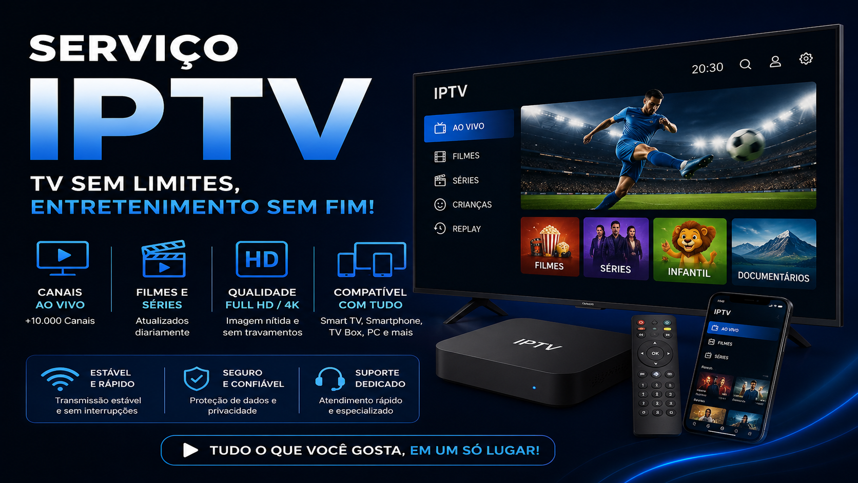Serviço IPTV
