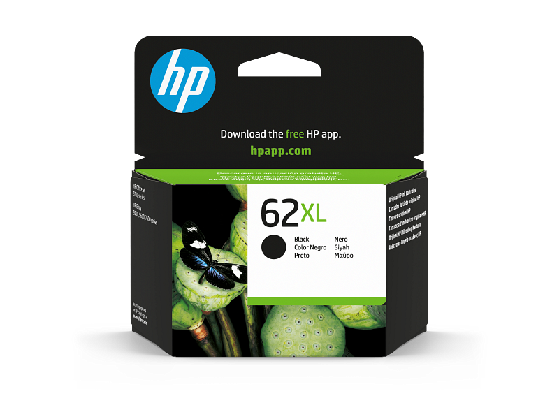 TINTEIRO ORIGINAL  HP 62XL BLACK
