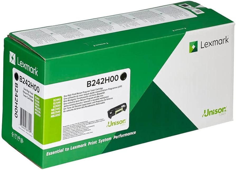 TONER ORIGINAL LEXMARK B242H00/B2442dw/B2546dw/B2650dw